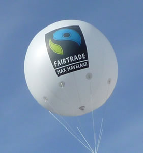 Ballon gant publicitaire