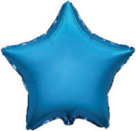Ballon mylar etoile bleu