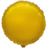 Ballon mylar rond or