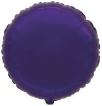 Ballon mylar rond violet
