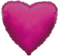 Ballon mylar coeur rose