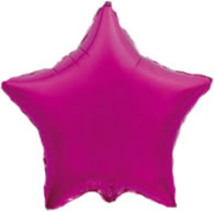 Ballon mylar etoile rose