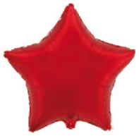 Ballon mylar etoile rouge