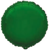 Ballon mylar rond vert