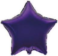 Ballon mylar etoile violet